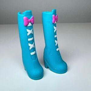 My Little Pony Equestria Girls Pinkie Pie Doll Boots Blue Lace Up Pink Bow